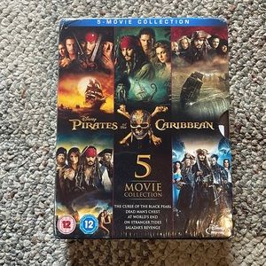 Pirates of the Caribbean 5 movie collection on Blu-ray, New